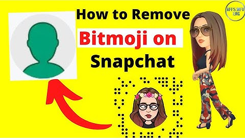 How to remove bitmoji from snapchat || How to delete profile on snapchat 2024