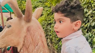 White shirt with blue jeans evening time baby boy aazz