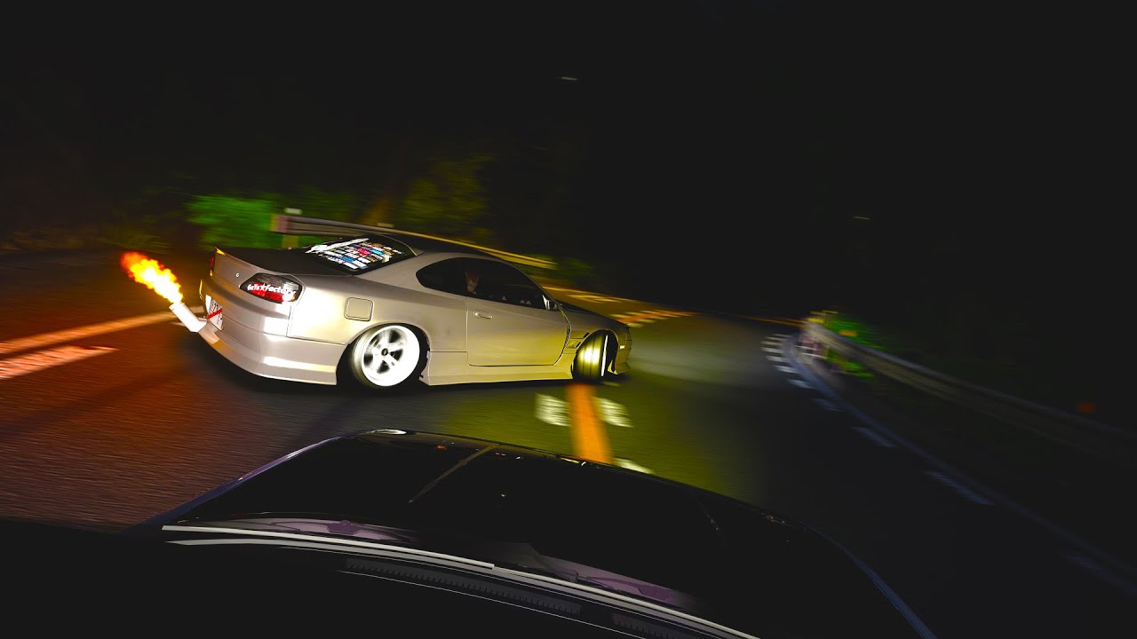 Night ILLEGAL JDM Drift Japan Hakone Ohiradai Assetto Corsa YouTube