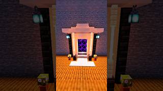 Modern portal design #minecraft #minecraft #shorts