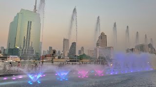 น้ำพลุลานห้างไอคอนสยาม (21/04/2023) | Iconsiam​ bangkok​ Thailand​