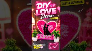 ❤️ Handmade Love Heart Decoration Craft | Easy DIY Home Decor #LoveCraft #DIYCraft #HandmadeCraft