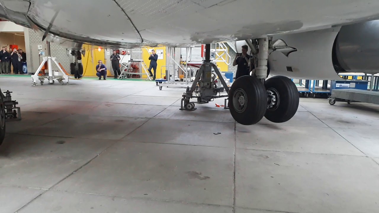 boeing 737200 landing gear test YouTube