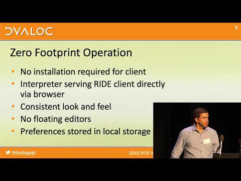 Dyalog '18: RIDE 4.1 and Next Generation Integrations