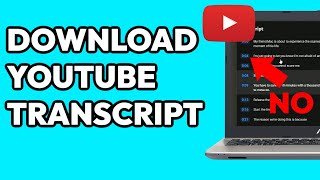 How To Download YouTube Transcript Without Timestamp 2024