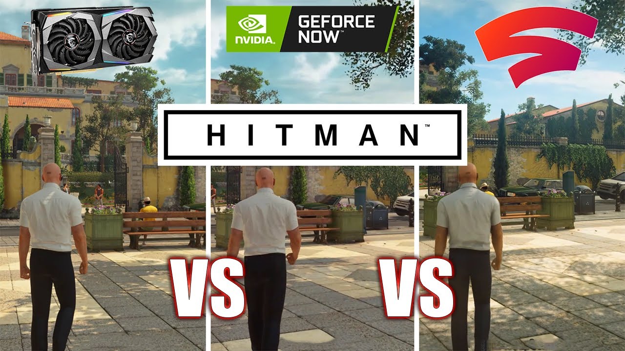 Hitman - RTX 2060 - Geforce Now & Stadia Comparison - Looking good on all platforms