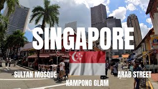 4K Walk | Singapore | Sultan Mosque, Arab Street and the Kampong Glam District