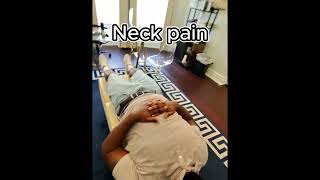 Neck adjustments can help with neck and shoulder pain and can help improve mobility.
