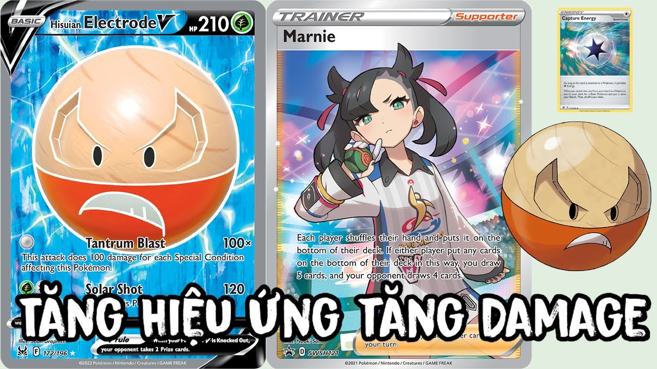 Electrode V / Parasect Deck Standard Tăng hiệu ứng tăng sát thương Pokemon TCG Online Min