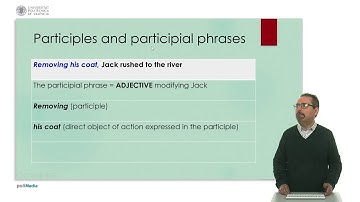 Technical English: Gerund and Participial Phrases |  | UPV