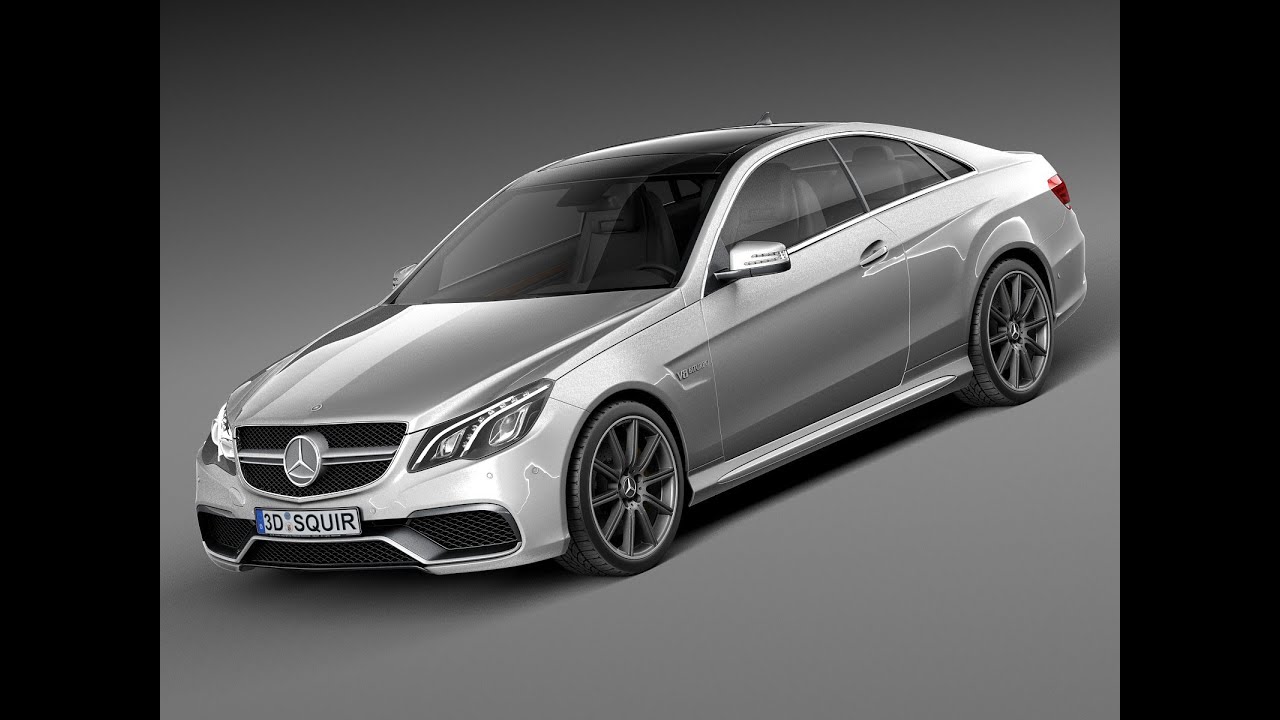 3D Model: Mercedes-Benz E63 AMG Coupe 2016 - CGriver.com - YouTube