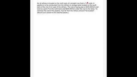 Optimization Problems: Example 8