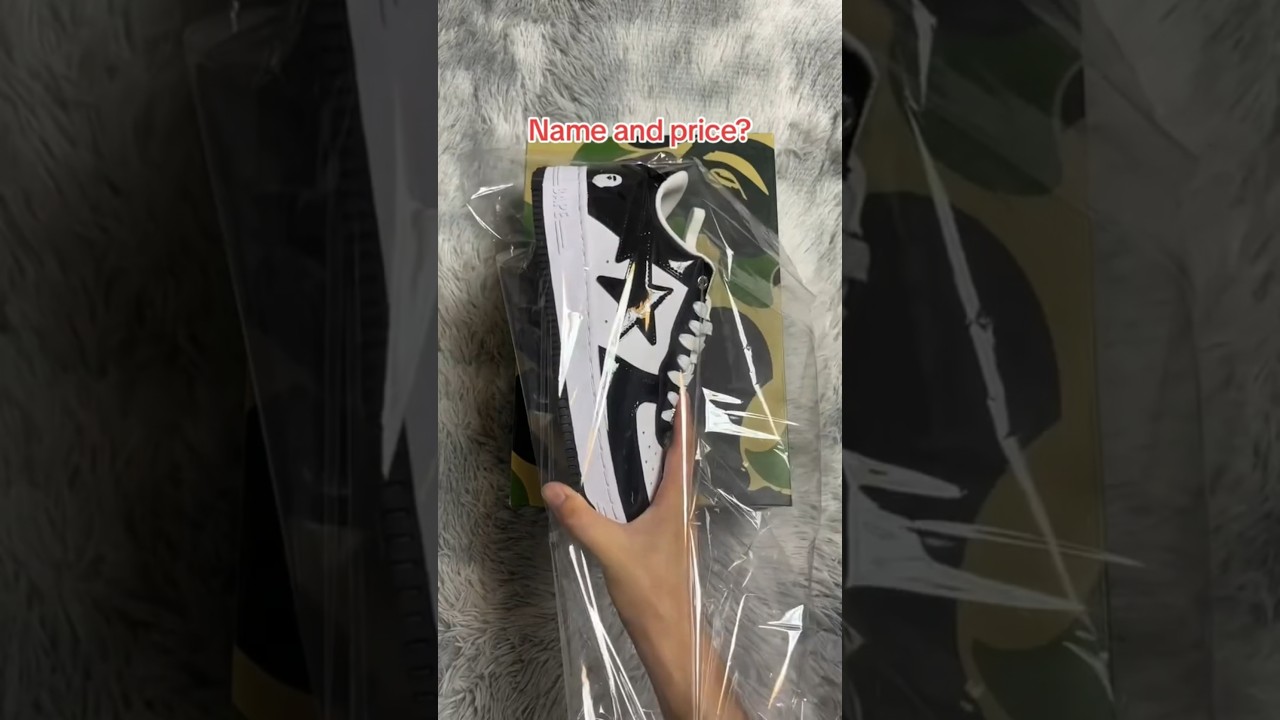 A Bathing Ape Bape Sta Patent Leather Black White