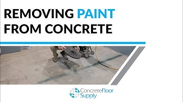 Removing Paint From Concrete