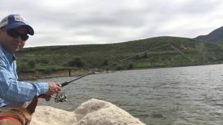 Fishing East Canyon Reservoir From The Shore