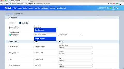 How To Upload A List To The Campaign Dialer