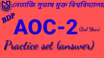 Practice Set (Previous Year)Final Exam BDP online AOC-2 (Food Processing ) MCQ Question answer 2021