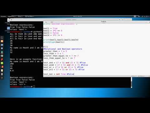 Python Tutorial for Beginners | Part 7 - Releational and Boolean Operators