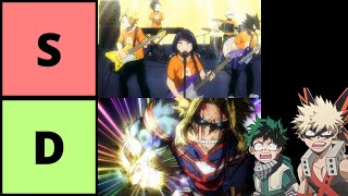 My Hero Academia Story Arc Tier List