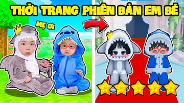 SAMMY VÀ PHONG CẬN THỜI TRANG PHIÊN BẢN EM BÉ SIÊU ĐÁNG YÊU TRONG ROBLOX