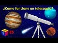 ¿Como funciona un telescopio? Astronomia para niños. Dibujo animado educativo en español