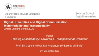 Parsing Multimodality: Towards a Transpostional Grammar  - Prof. Bill Cope & Prof. Mary Kalantzis
