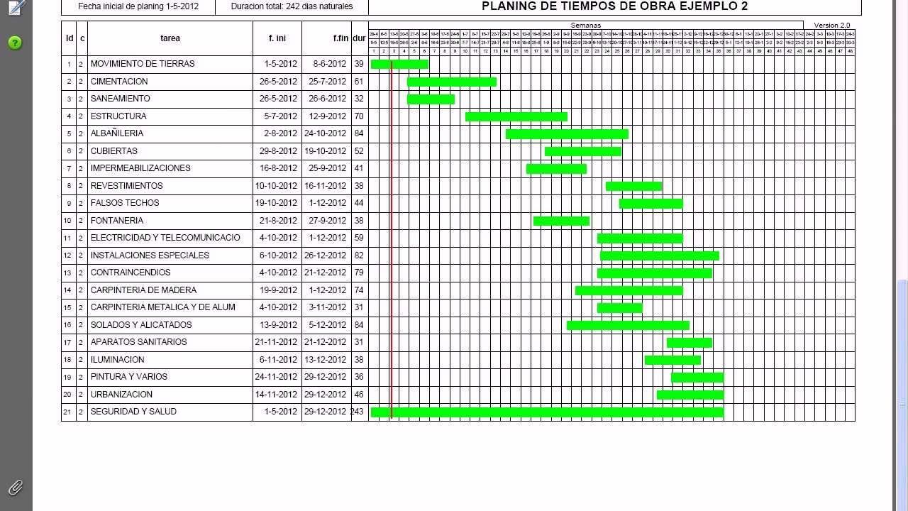 Download Gantt En Excel Plantilla  Gantt Chart Excel Template