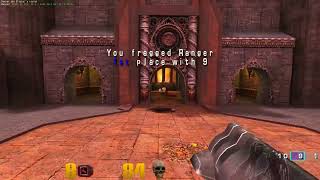 Quake III Arena (PC, 1999) Уровень 2 Q3DM1 Arena gate