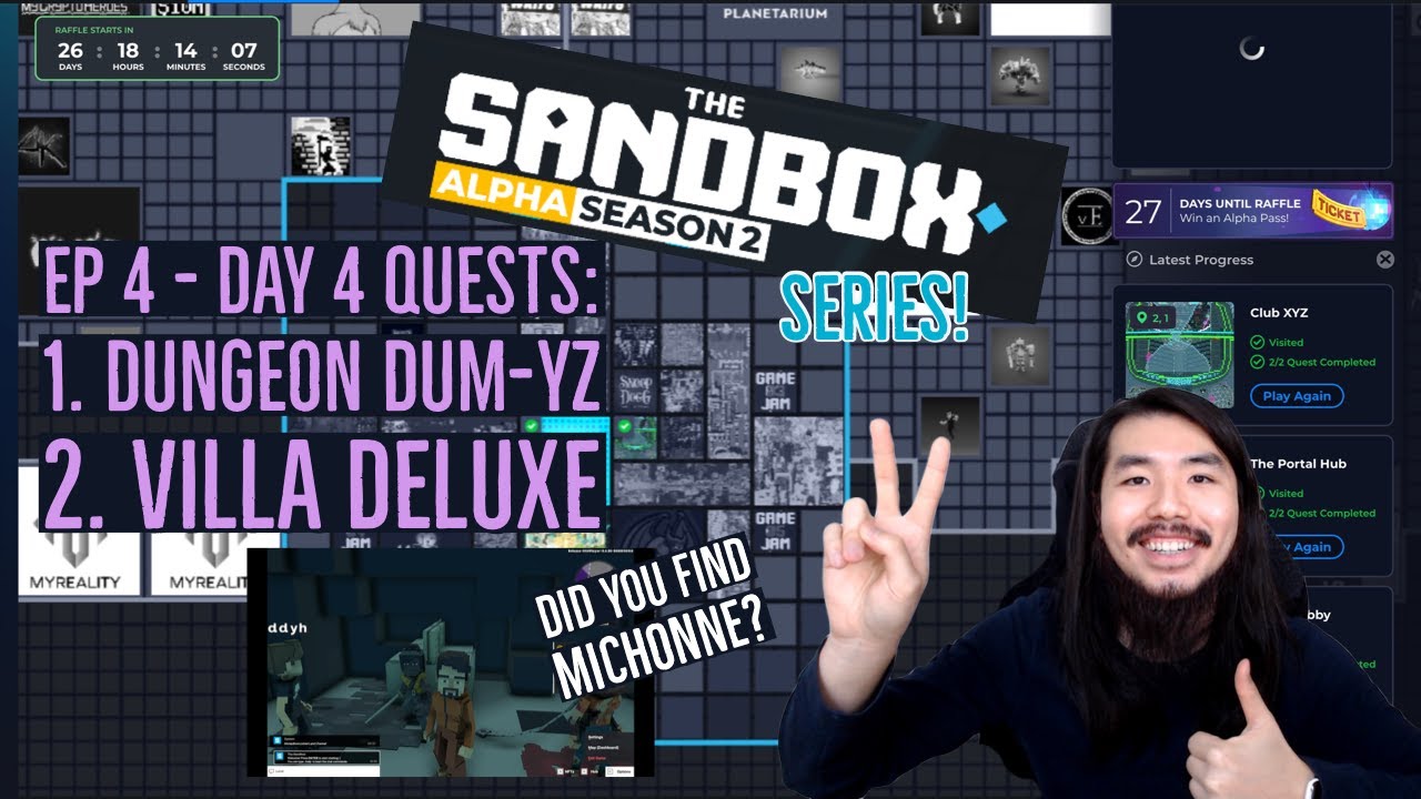 Sandbox Alpha Season 2 - Day 4: Dungeon Dum-Yz & Villa Deluxe (Did You Manage To Find Michonne?!)