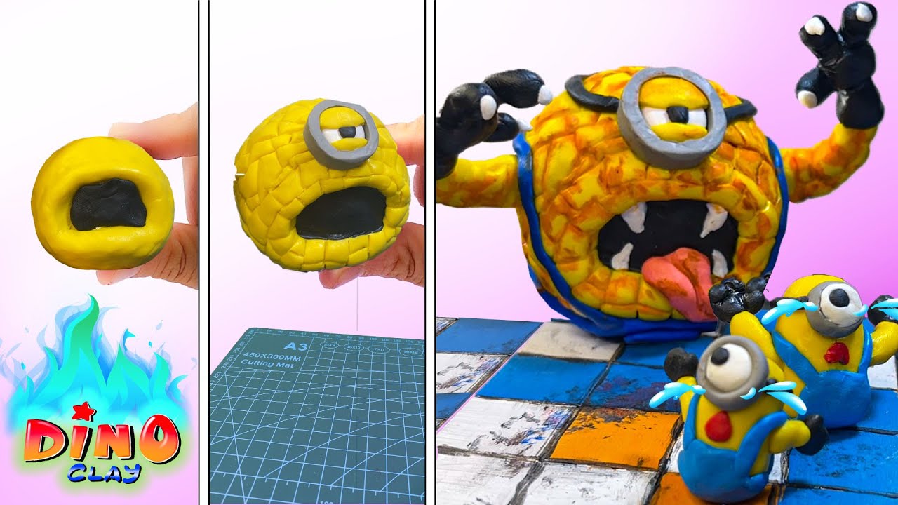 Making a Mega Minion with Modeling Clay | Polymer Clay