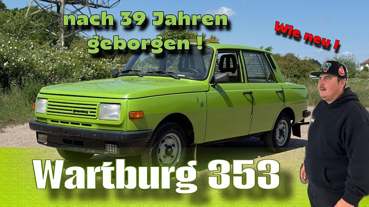 Wartburg 353 über 35 Jahre vergessen? Im Neuzustand geborgen?! Scheunenfund! #CarPorn !  || VOKE