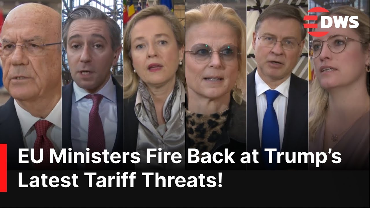 FULL ADDRESSES: EU Finance Ministers Respond to Trump’s Escalating Tariff Threats | AC1Z