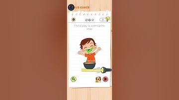 Brain Test All Star Level 57: Find A Way to Warm Up His Soup Solution..