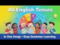 All English Tenses in One Song | Easy Grammar Learning 🎵