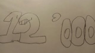 @Garrytoons2023  gets 12,000 subscribers.