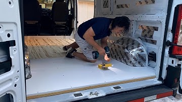 Installing the Subfloor: Part 3 - RAM Promaster 2500 Van Build Episode 7