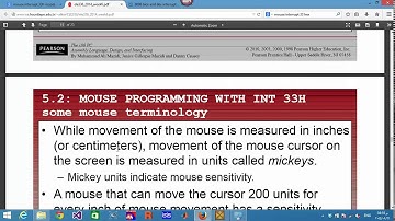 Mouse Programming 2 [80x86 Interrupts]