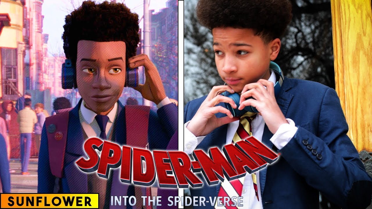 Sunflower   Spiderman Into the Spider Verse   in real life