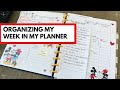 Organize the week with me  my anniversary   how i met my husband planwithme organizedlife