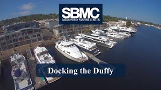 Docking the Duffy at Salmon Bay Marine Center