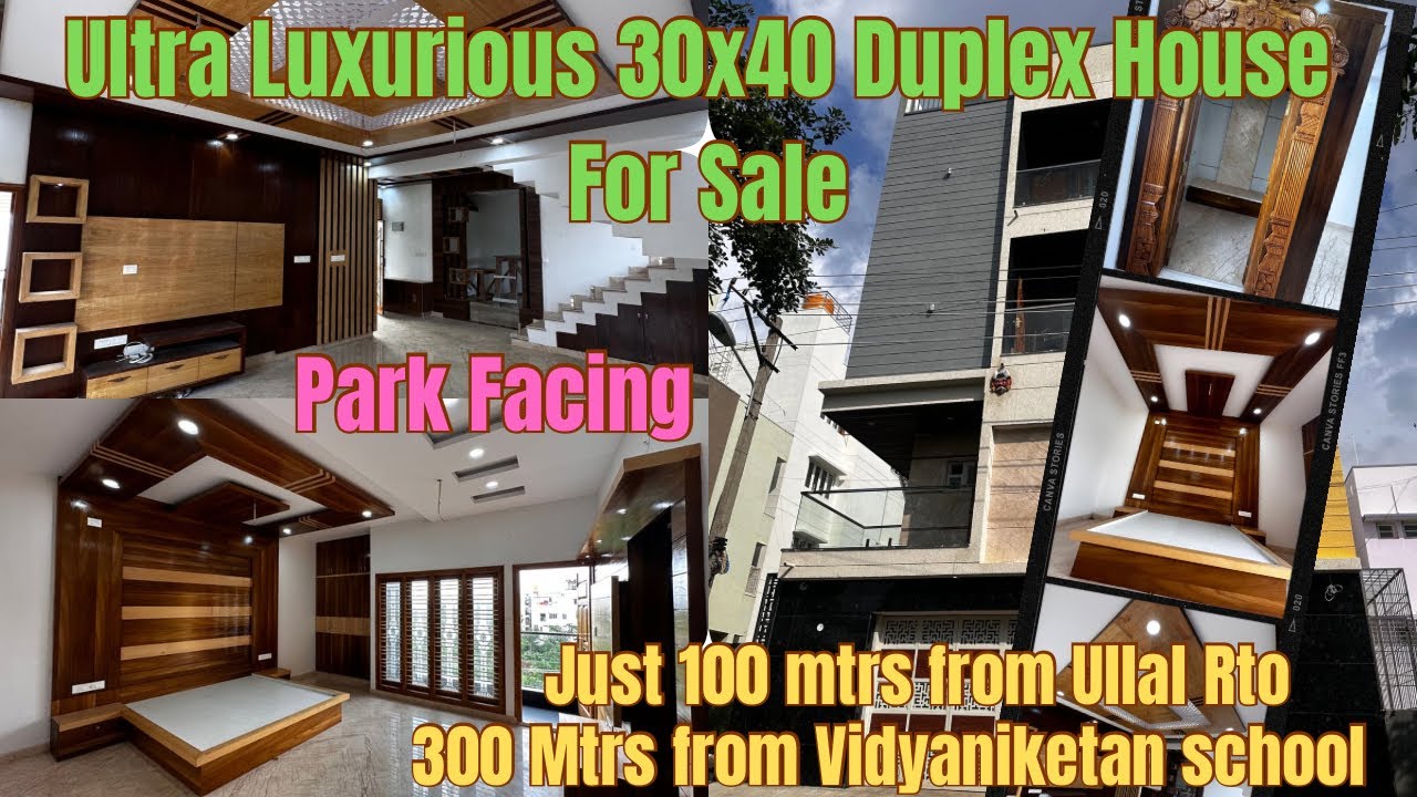 Ultra luxurious 30x40 Duplex House For Sale In Railway Lyt Ullal Road