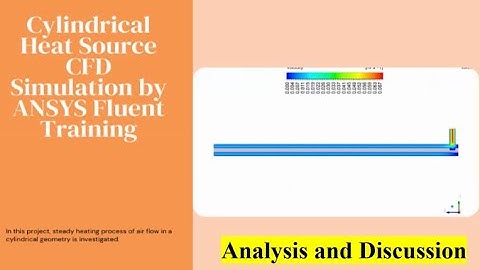 Cylindrical Heat Source CFD Simulation by ANSYS Fluent Tutorial
