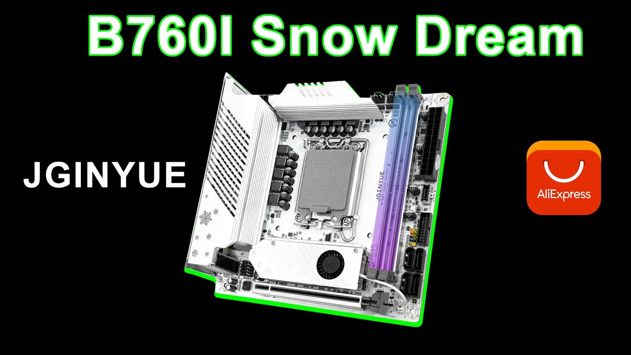 JGINYUE B760i Snow Dream: Desempenho Monstruoso por 1/4 do PREÇO
