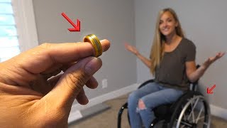 Making a Wedding Ring from a Wheelchair?!  Titanium & Gold!