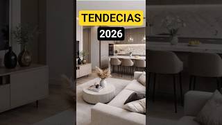 Tendencias de decoración 2026 espacios pequeños de lujo