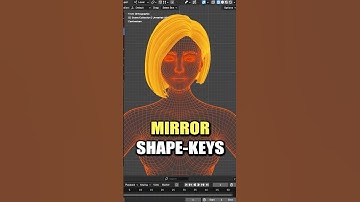 Blender: How To Mirror Shape-Keys -