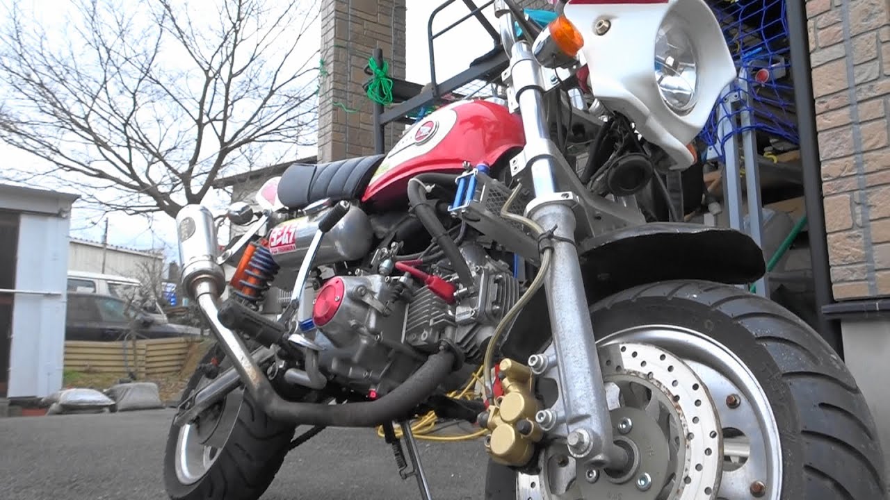 アドレスV125G・W林のモンキーの軽整備 - YouTube
