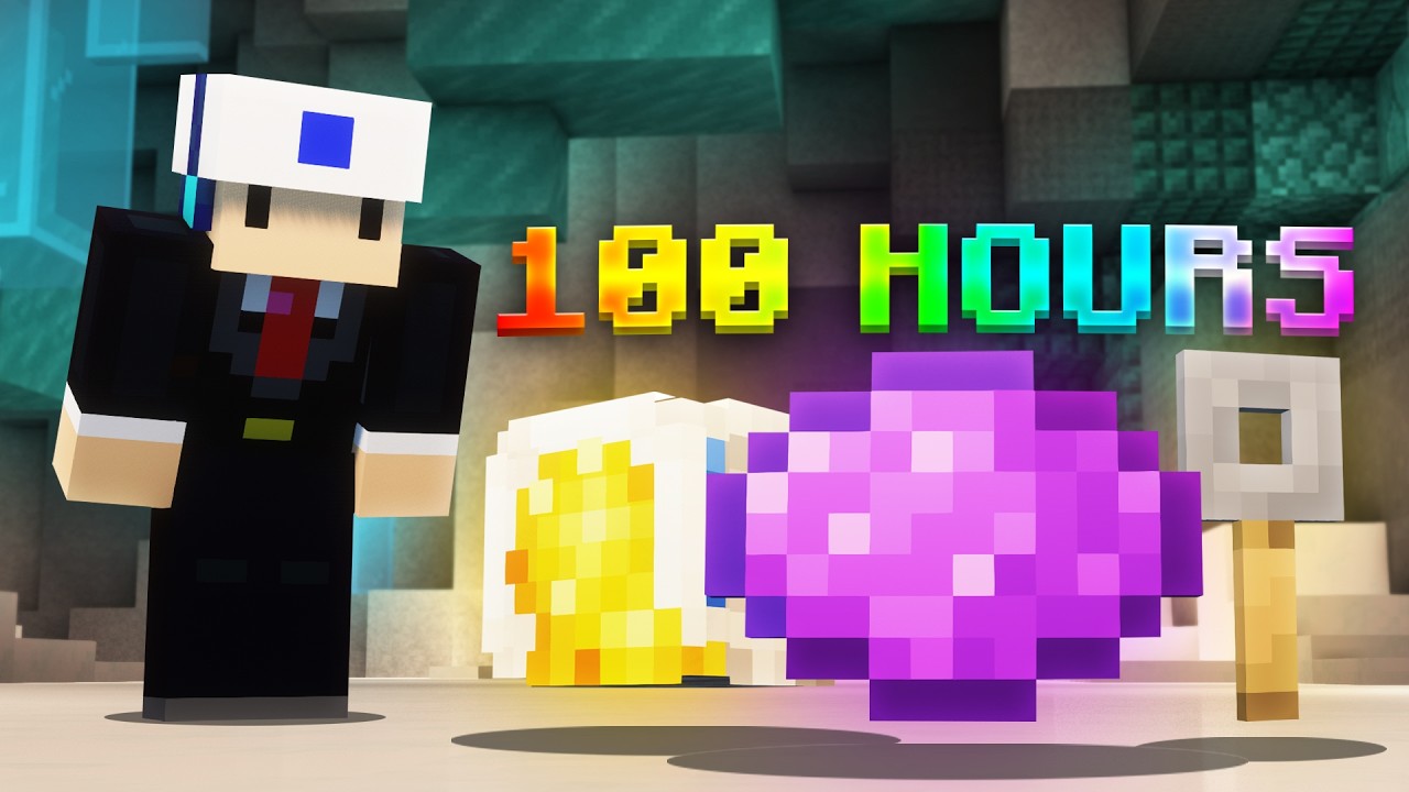 How I lost a week of my life clicking glass... (Hypixel Skyblock IRONMAN)