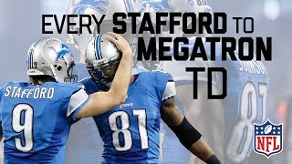 Every Matt Stafford to Calvin Johnson Regular Season TD! | #CountdownToKickoff | NFL Highlights