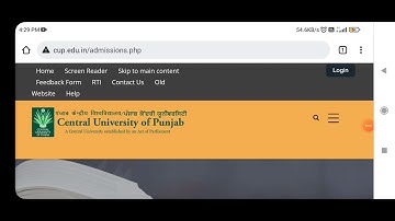 cucet 2021 counselling process ||central university of Punjab||cucet 2021 admission process||
